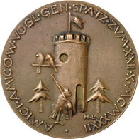 Medaillen Deutschland: Bronzemedaille 1932 Signiert Mit H.L., Freunde Der Vogelgenossenschaft Spatz - Sonstige & Ohne Zuordnung