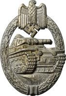 Medaillen Deutschland: Drittes Reich 1933-1945: Panzerkampfabzeichen, Feinzink, Hohlprägung, Magneti - Other & Unclassified