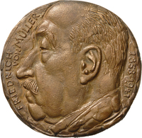 Medaillen Deutschland: Fritz Nuss 1907-1999: Bronzegussmedaille 1981, Auf Den 40. Todestag Des Inter - Andere & Zonder Classificatie