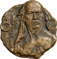 Medaillen Deutschland: Fritz Nuss 1907-1999: Bronzegussmedaille O.J. (1976) "LOUIS CORINTH" (1858-19 - Otros & Sin Clasificación