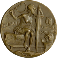 Medaillen Deutschland: Medailleur Karl Goetz 1875-1950: Bronzemedaille 1923, Auf Den Räubergerichtsh - Autres & Non Classés