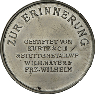 Medaillen Deutschland - Geographisch: Stuttgart: Zinnmedaille 1926, Auf Das 25-jährige Jubiläum Des - Autres & Non Classés