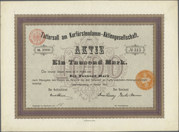 Alte Aktien / Wertpapiere: 1906: Tattersall Am Kurfürstendamm-AG, Charlottenburg, Gründeraktie 100 M - Otros & Sin Clasificación