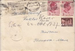 71229- AVIATION, KING CHARLES 2ND, STAMPS ON COVER, 1937, ROMANIA - Cartas & Documentos