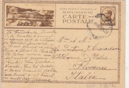 71236- OCNA SIBIU BATHS, KING CHARLES 2ND, POSTCARD STATIONERY, 1935, ROMANIA - Covers & Documents