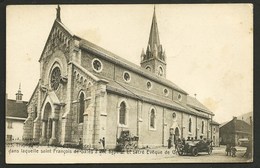 74 THORENS  ( HAUTE- SAVOIE ) ANIMEE...AUTOMOBILE..ATTELAGE..EGLISE DE SALES...C2677 - Thorens-Glières