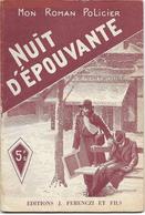 Nuit D'épouvante Par Léo Gestelyss  - Mon Roman Policier N°17 - Ferenczi