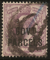 GB 1902 6d KEVII GOVT PARCELS SG O76 U #ALG62 - Service