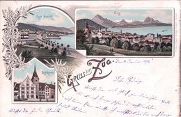 Gruss Aus Zug, Litho (4.1.1897) - Zoug