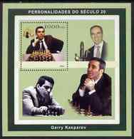 Guinea Bissau 2001, Chess, Kasparov, BF, ERROR, Omitted Country - Errores En Los Sellos