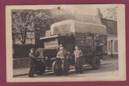 080518A - TRANSPORT AUTOMOBILE CAMION - CARTE PHOTO 75 PARIS SEINE Société Bernard Immatriculé 6-50-RJ3 - Trucks, Vans &  Lorries