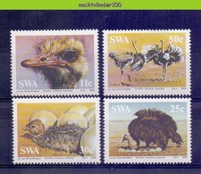 Nev024 FAUNA STRUISVOGELS OSTRICH BIRDS VÖGEL AVES OISEAUX SOUTH WEST AFRICA SWA 1985 PF/MNH - Struisvogels