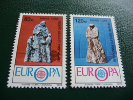 TIMBRES   TURQUIE  CHYPRE   EUROPA      1976    N 16 / 17   COTE  3,00  EUROS   NEUFS   LUXE** - 1976