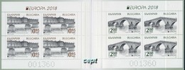 Bulgaria/ Bulgarie - Europa Cept 2018 Year - Booklet  MNH** - 2018