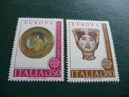 TIMBRES   ITALIE     EUROPA    1976    N  1262 / 1263   COTE  1,00  EUROS   NEUFS   LUXE** - 1976