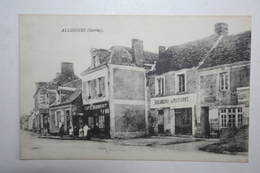 72 : Allonnes ( Café Robert ) - Boulangerie  Lemarchand  ) - Allonnes