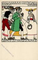 Wiener Werkstätte Nr. 173 Diveky, Josef Kaiserjubiläums Huldigungs Festzug 1908 Künstler-Karte I- - Non Classificati