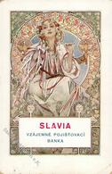 Mucha, Alfons Slavia Künstler-Karte II (Ecken Abgestoßen, Eckbug) - Mucha, Alphonse