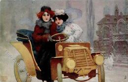 Kirchner, R. Frauen Auto  Künstlerkarte 1911 I-II (Marke Entfernt) Femmes - Kirchner, Raphael