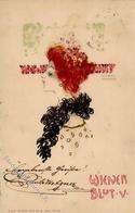 Kirchner, R. Wiener Blut V.  Künstlerkarte 1899 I-II (fleckig) - Kirchner, Raphael