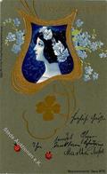Jugendstil Frau Geprägt Künstlerkarte 1902 I-II Art Nouveau - Unclassified