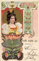 Jugendstil Frau Künstlerkarte 1900 I-II Art Nouveau - Sin Clasificación