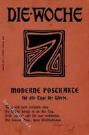 Eckmann, Otto Die Woche Künstlerkarte 1900 I-II (fleckig) - Non Classés