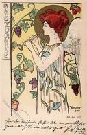 Kieszkow Jugendstil Engel Künstlerkarte 1900 I-II Art Nouveau Ange - Non Classés