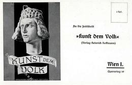 Kunst Bestellkarte Kunst Dem Volk Verlag Heinrich Hoffmann I-II - Non Classés