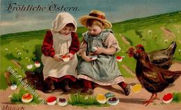 Mailick Kinder Ostern Halt Gegen Licht Karte 1910 I-II Paques - Ohne Zuordnung