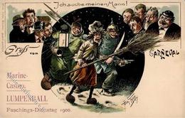 Thiele, Arthur Karneval  Künstlerkarte 1900 I-II - Thiele, Arthur