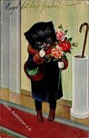 Thiele, Arthur Katze Personifiziert 1909 I-II Chat - Thiele, Arthur