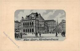 Seide Wien (1010) Österreich Gewebt Oper U. Kärntnerstraße I-II Soie - Unclassified