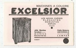 Buvard , Machines à Coudre EXCELSIOR , Frais Fr 1.45 E - Other & Unclassified