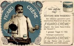 PRAG - FIGARO CREME - Rasiercreme I-II - Werbepostkarten
