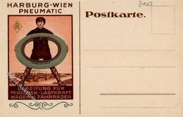 Werbung Hamburg Wien Pneumatic I-II Publicite - Werbepostkarten