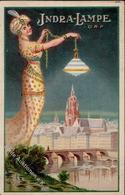 Werbung Indra Lampe  I-II (keine Ak-Einteilung) Publicite - Publicité