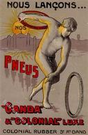 Werbung Pneus Ganda I-II Publicite - Werbepostkarten