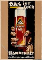 Bier Krefeld (4150) Hannen Alt  I-II Bière - Publicidad