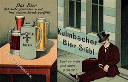 KULMBACH - Kulmbacher Bier Stübl - HACKERBRÄU I Bière - Werbepostkarten