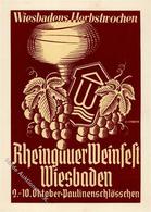 Wein Wiesbaden (6200) Herbstwochen Rheingauer Weinfest I-II Vigne - Tentoonstellingen