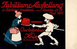 Ausstellung Charlottenburg (1000) Jubiläums Ausstellung Für Bäckerei Konditorei U. Verw. Gewerbe 1911 I-II Expo - Tentoonstellingen