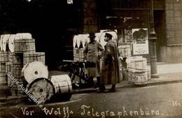 Berlin (1000) Vor Wolffs Telegraphenbüro Foto AK I-II - Esposizioni