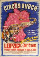 Zirkus Busch Plakat Ca. 59 X 83 Cm II - Zirkus