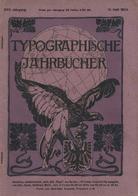 Buch Typographische Jahrbücher Hrsg. Technikum Für Buchdrucker In Leipzig XXV. Jahrgang  Heft IV 1904 Sehr Viele Abbildu - Altri & Non Classificati