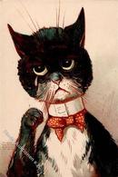 Katze Personifiziert TSN Nr. 79 Künstlerkarte 1901 I-II Chat - Gatos