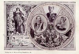 KAISER - MECHANIK-DREHKARTE Kaiserfamilie 1897 I-II - Familias Reales