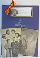 Adel Niederlande Silberhochzeit Königin Juliane U. Prinz Bernhard Lot Mit 2 Foto-Karten, Speisekarte Und Gedenkmedaille  - Geschiedenis