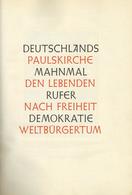 Buch Politik Deutschlands Paulskirche Mahnmal Den Lebenden Rufer Nach Freiheit Demokratie Weltbürgertum 1848 - 1948 Hrsg - Events