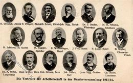 Politik Bern (3000) Schweiz Vertreter Der Arbeiterschaft In Der Bundesversammlung 1911/14 I-II (fleckig) - Ereignisse